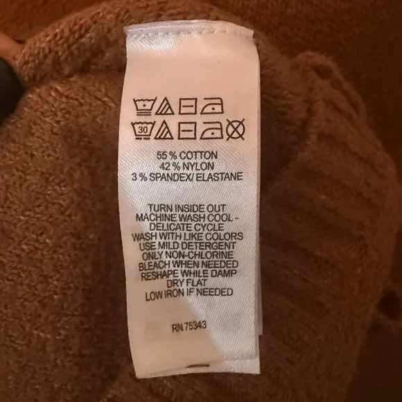 Mocha Brown Mockneck Sweater - Picture 4 of 4